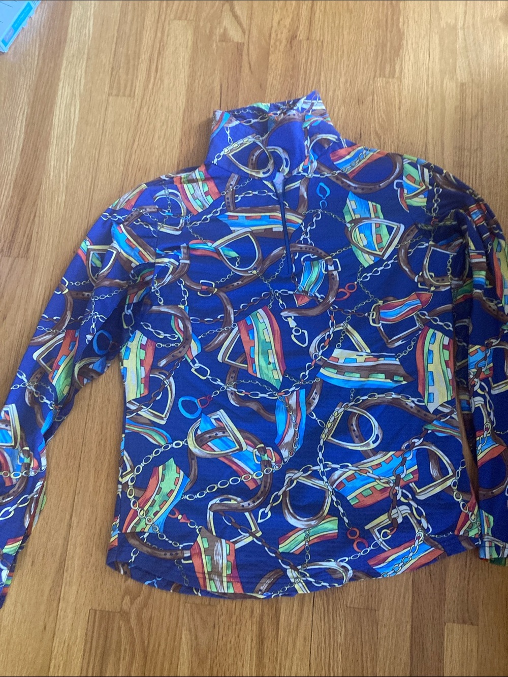 Icikuls sun / swim small chain print top